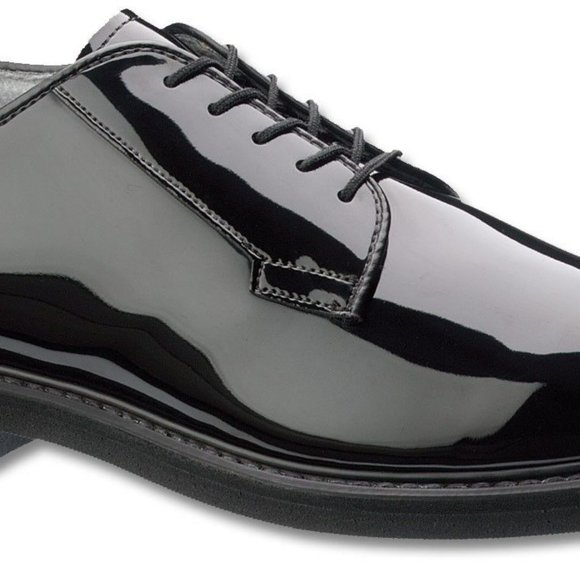 sz7W FAPSS 77 SECURITY UNIFORM HIGH GLOSS BLACK DRESS MENS CORFAM SHOES IH 00159 main image 5